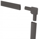 Easy Life Mako WINDOW against mosquitoes ALU 120X140 ANTHRACITE