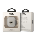 Karl Lagerfeld KLA2HNIKTCT AirPods 1/2 cover transparent Karl`s Head