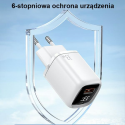 USAMS Ład. siec. 1xUSB-C+1xUSB T46 33W (tik galvutė) PD3.0 +QC3.0 Greitas įkrovimas balta|baltas CC152TC02 (US-CC152) USAMS Ład. siec. 1xUSB-C+1xUSB T46 33W (tik galvutė) PD3.0 +QC3.0 Greitas įkrovimas balta|baltas CC152TC02 (US-CC152)