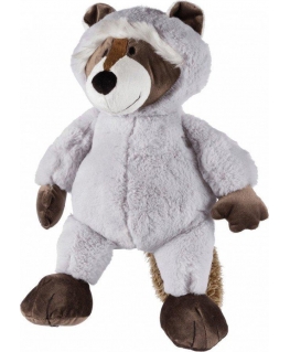 Trixie Raccoon with authentic sounds, plush, 54 cm