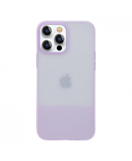 Case Kingxbar Plain Series case cover for iPhone 13 Pro silicone case purple