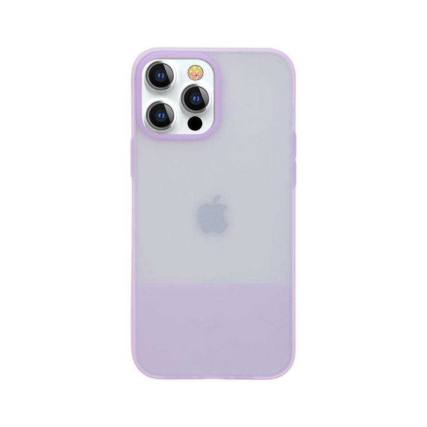 Case Kingxbar Plain Series case cover for iPhone 13 Pro silicone case purple