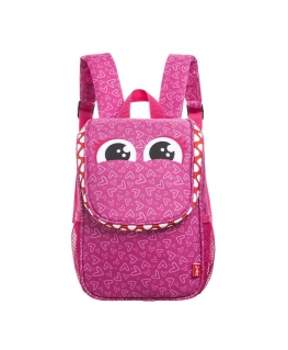 Lunch box with braces, ZIPIT, Wildlings Lunch Bag, LBWD-HIPS, Pink color.