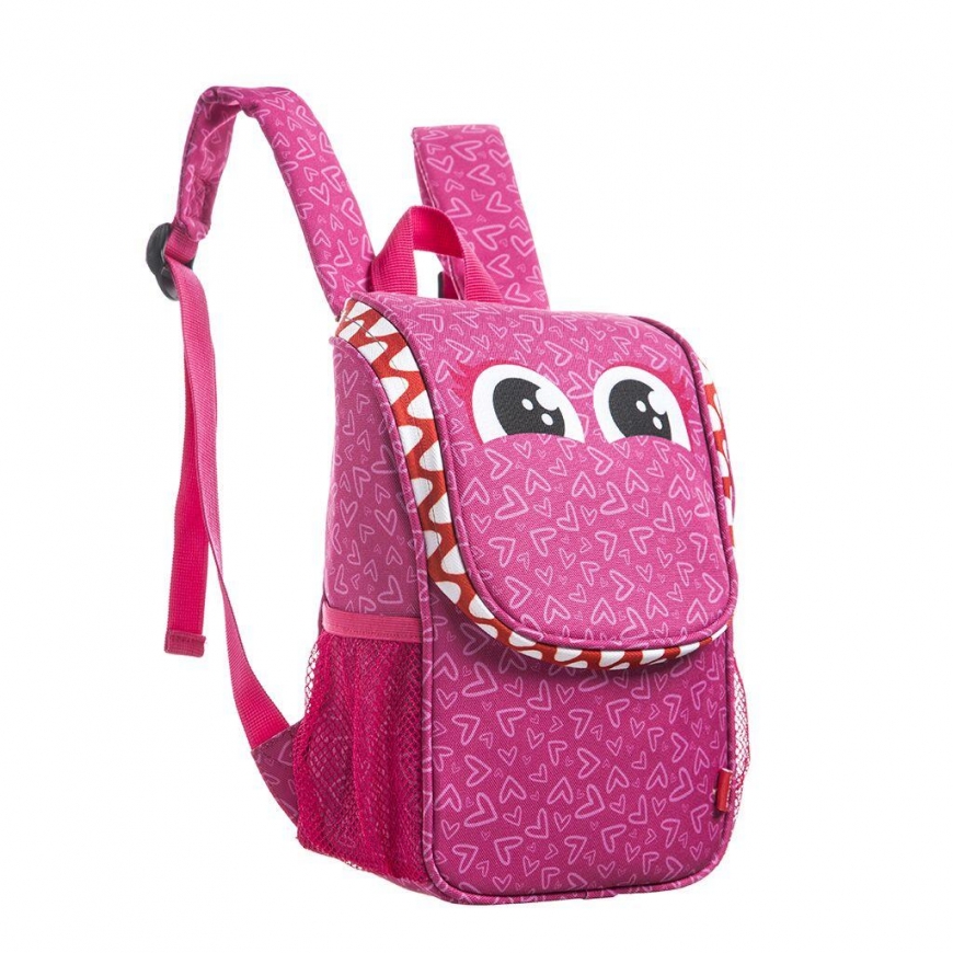 Lunch box with braces, ZIPIT, Wildlings Lunch Bag, LBWD-HIPS, Pink color. – 2