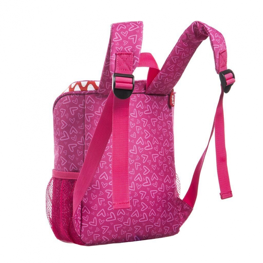 Lunch box with braces, ZIPIT, Wildlings Lunch Bag, LBWD-HIPS, Pink color. – 3