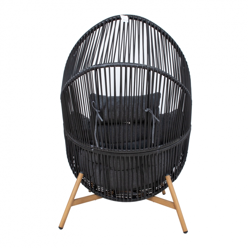 Leisure chair HELSINKI black – 4