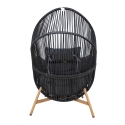 Leisure chair HELSINKI black