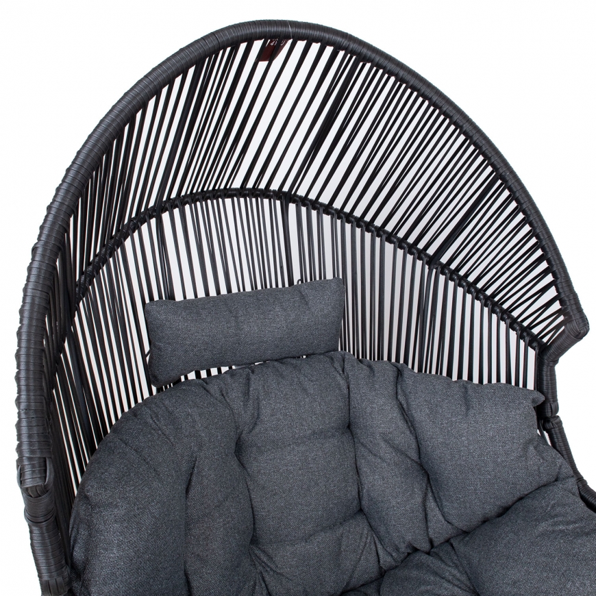 Leisure chair HELSINKI black – 5
