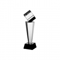 Tryumf Engraved glass trophy with case Tryumf Engraved glass trophy with case
