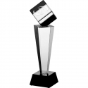 Tryumf Engraved glass trophy with case Tryumf Engraved glass trophy with case