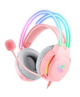 Onikuma Gaming Headset X26 (with cable) Pink