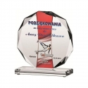 Tryumf LuxorJet color printing glass trophy Tryumf LuxorJet color printing glass trophy