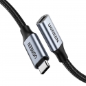 Cable nickel plating UGREEN US372 USB Type C 3.1 Gen2 from male to female 0.5 m (black) Cable nickel plating UGREEN US372 USB Type C 3.1 Gen2 from male to female 0.5 m (black)