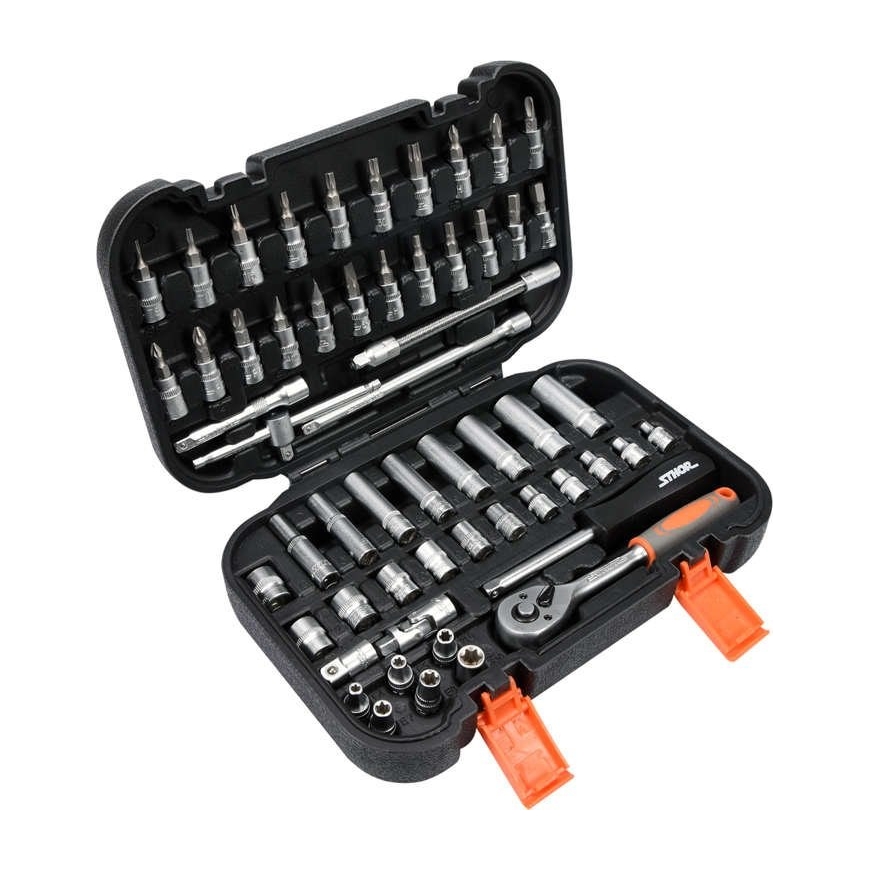 Mutrivõtmete komplekt 1/4" 56 tk T58643 STHOR