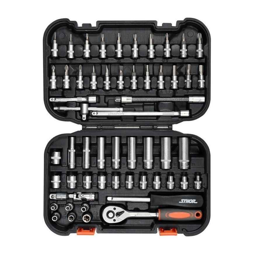 Set of spanners 1/4" 56 pieces T58643 STHOR – 2