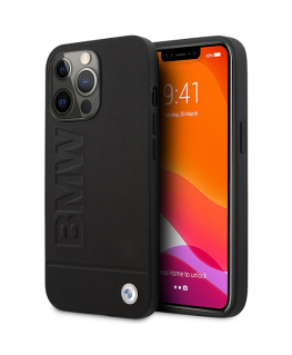 Dėklas BMW BMHMP14XSLLBK iPhone 14 Pro Max 6,7" juoda/juodas hardcase Signature Logo Imprint Magsafe