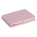 Eurofirany DESIGN 91 Cotton sheet with rubber JERSEY, 140X200+30CM, 125 g/m2, color: powder pink Sheet