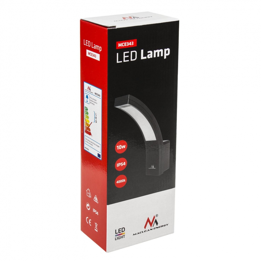 Lubinis šviestuvas Maclean sieninis šviestuvas Maclean MCE343 B LED lempa – 3
