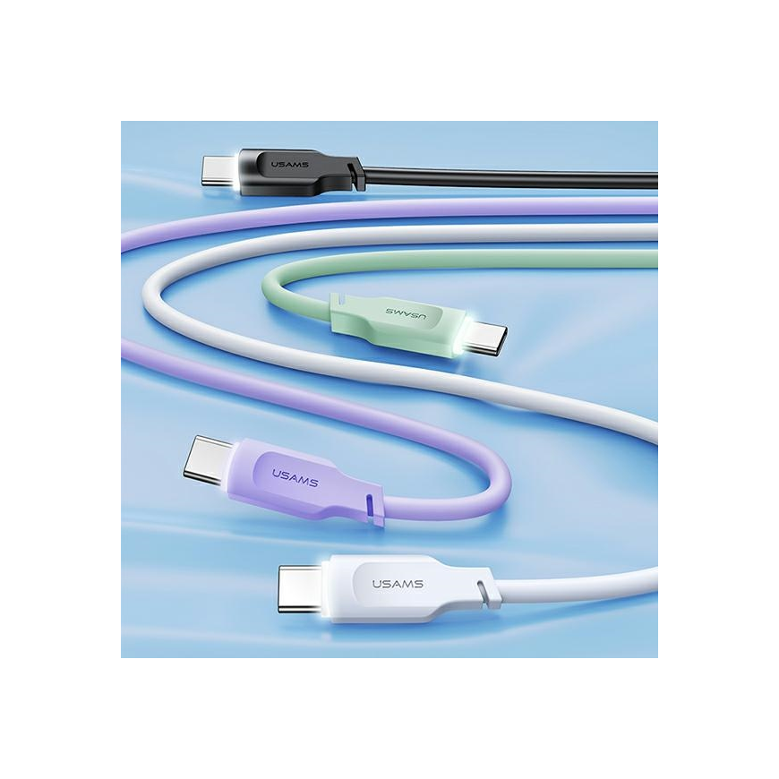Cable USB for Us Cable USB-C na USB-C PD Fast Charging 1.2m 100W Lithe Series green/green SJ567USB04 (US-SJ567) – 2