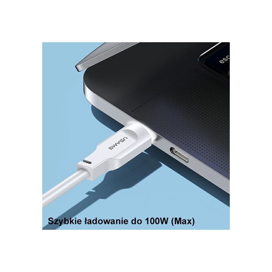 Cable USB for Us Cable USB-C na USB-C PD Fast Charging 1.2m 100W Lithe Series green/green SJ567USB04 (US-SJ567) – 5