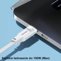 Kabelis USB Usams Kabelis USB-C na USB-C PD Fast Charging 1,2m 100W Lithe Series žalias/žalias SJ567USB04 (US-SJ567)