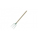 POLSKA Mega Hay fork 3 teeth 133cm wooden handle - 12283