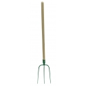 POLSKA Mega Hay fork 3 teeth 133cm wooden handle - 12283
