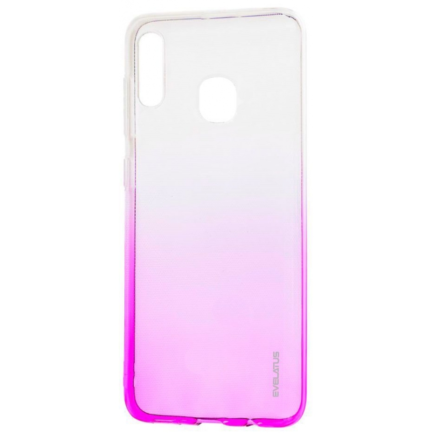 Evelatus Samsung Galaxy A20e Gradient TPU Case Rose Red