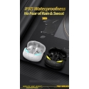 Awei Headphones Bluetooth 5.0 T35 TWS + Dock station - for games - black Awei Headphones Bluetooth 5.0 T35 TWS + Dock station - for games - black