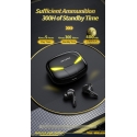 Awei Headphones Bluetooth 5.0 T35 TWS + Dock station - for games - black Awei Headphones Bluetooth 5.0 T35 TWS + Dock station - for games - black