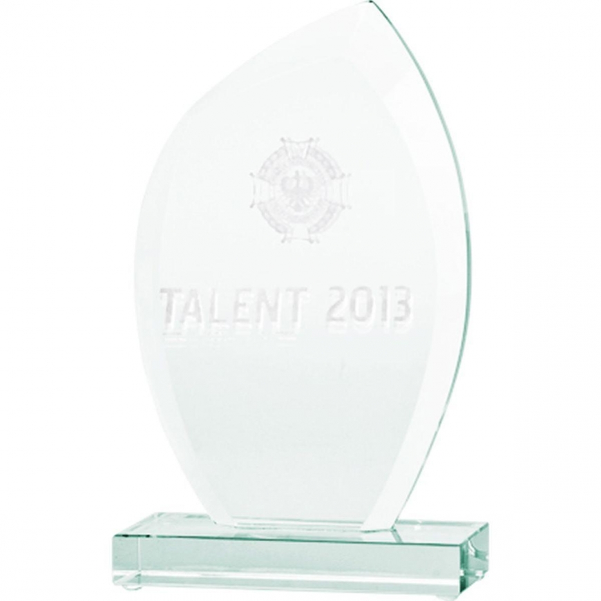 Tryumf 3D engraved glass trophy with case – 3