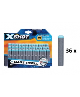 XSHOT ammunition Dart Refill, 36 pcs., 3618