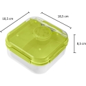 Breakfast container Lido 1.6l green Branq Breakfast container Lido 1.6l green Branq
