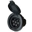 Electric vehicle charging station socket Duosida, Type 2 (Female), 32A, 3-phase