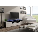 Cama TV statīvs EVORA 200 melns / balts spīdums Cama TV statīvs EVORA 200 melns / balts spīdums