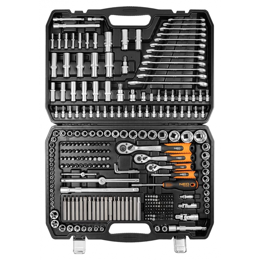 NEOTOOLS Neo Set kluczy 300 parts 1/2", 3/8", 1/4" – 4