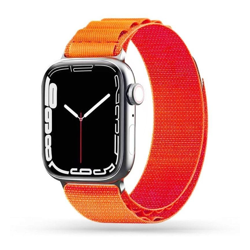 Išmaniojo laikrodžio Apple 4/5/6/7/8/ULTRA/SE dirželis, Oranžinės spalvos, 42/44/45/49mm – 2