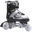 Skates - roller skates 4 in 1 ENERO PRO LED 34 - 37 gray