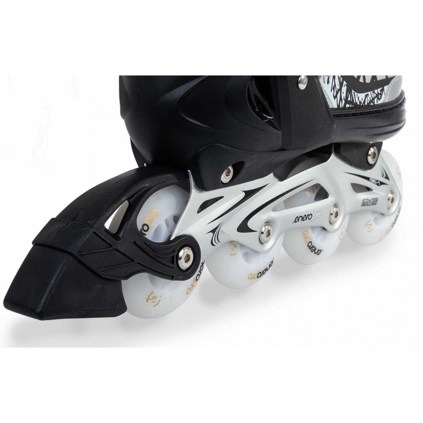 Skates - roller skates 4 in 1 ENERO PRO LED 34 - 37 gray – 4