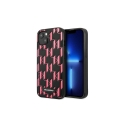 Karl Lagerfeld KLHCP13SMNMP1P iPhone 13 mini 5,4" kietas dėklas, rožinė / rožinė monograminė plokštelė Karl Lagerfeld KLHCP13SMNMP1P iPhone 13 mini 5,4" kietas dėklas, rožinė / rožinė monograminė plokštelė