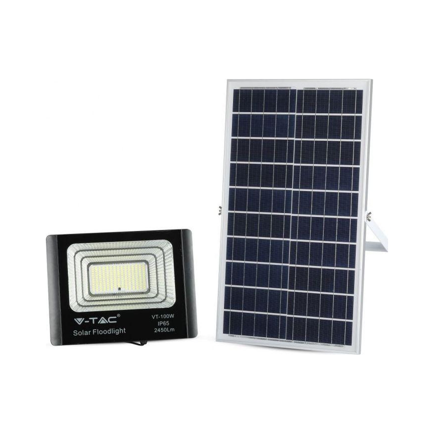 V-tac 35W LED floodlight with solar