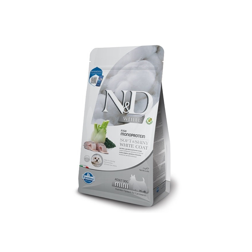 FARMINA N&D Seabass, Spirulina un Fenhel