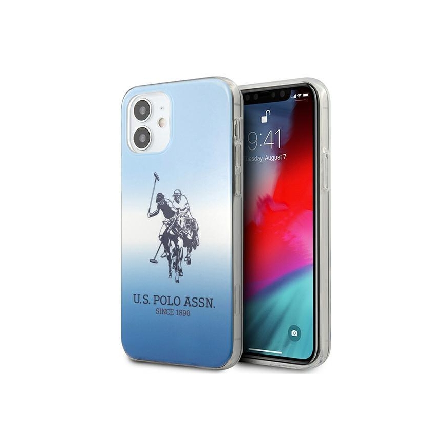 Case Us Polo Assn US Polo USHCP12SPCDGBL iPhone 12 mini 5.4" Blue/Blue Gradient Collection