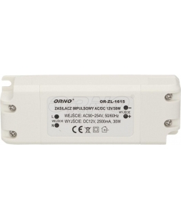 Orno Maitinimas LED 12VDC 30W, IP20