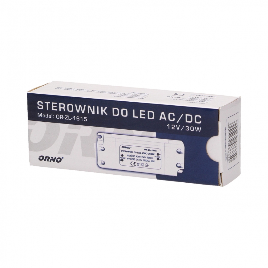 Orno Power supply LED 12VDC 30W, IP20 – 3