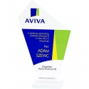 Tryumf LuxorJet colored glass trophy Tryumf LuxorJet colored glass trophy