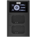Newell fotoaparato įkroviklis Newell FDL-USB-C dviejų kanalų įkroviklis NP-FW50 akumuliatoriams Newell fotoaparato įkroviklis Newell FDL-USB-C dviejų kanalų įkroviklis NP-FW50 akumuliatoriams