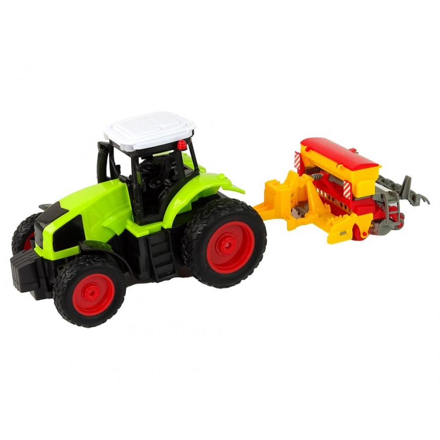 Lean Cars Agricultural Vehicle Tractor with Baler R/C 1:16 Green – 2