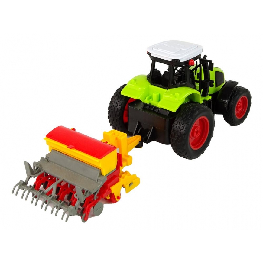 Lean Cars Agricultural Vehicle Tractor with Baler R/C 1:16 Green – 5