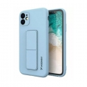 Wozinsky Apple iPhone 12 Kickstand Case silicone case with stand Blue